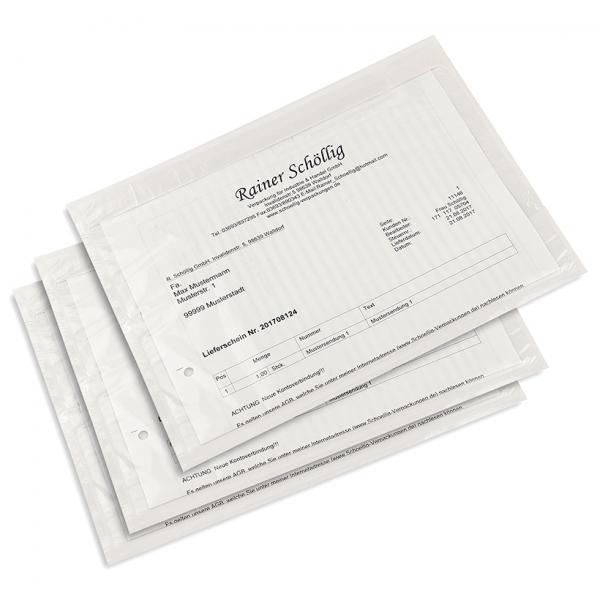 Begleitpapiertaschen C5, neutral (1000 Stück)